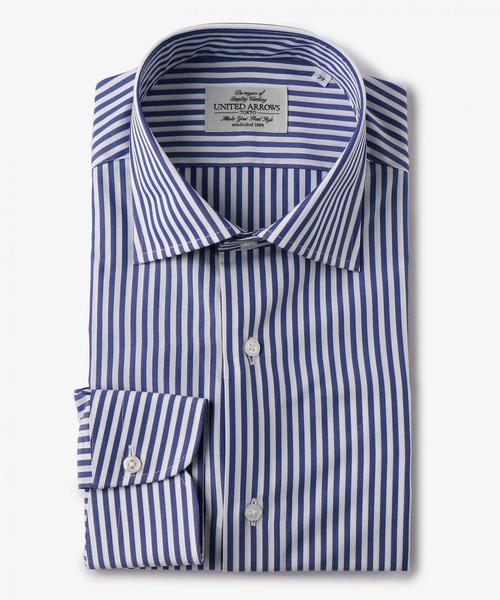 UNITED ARROWS(ユナイテッドアローズ)の「UDET キャンディーストライプ セミワイド ◆(シャツ/ブラウス・メンズ・ケリー/コバルトブルー/ライトピンク・42cm/38cm/39cm/37cm/40cm/36cm/43cm/41cm)」の2枚目の写真