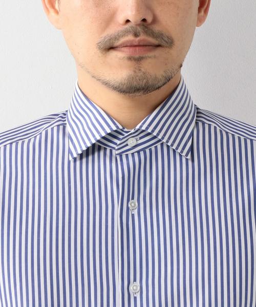 UNITED ARROWS(ユナイテッドアローズ)の「UDET キャンディーストライプ セミワイド ◆(シャツ/ブラウス・メンズ・ケリー/コバルトブルー/ライトピンク・42cm/38cm/39cm/37cm/40cm/36cm/43cm/41cm)」の12枚目の写真