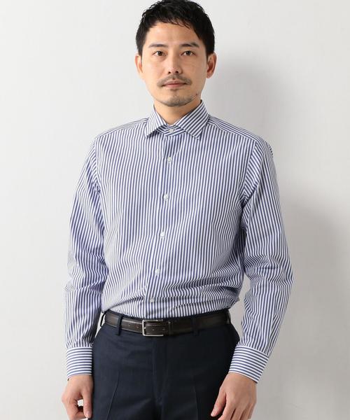 UNITED ARROWS(ユナイテッドアローズ)の「UDET キャンディーストライプ セミワイド ◆(シャツ/ブラウス・メンズ・ケリー/コバルトブルー/ライトピンク・42cm/38cm/39cm/37cm/40cm/36cm/43cm/41cm)」の16枚目の写真