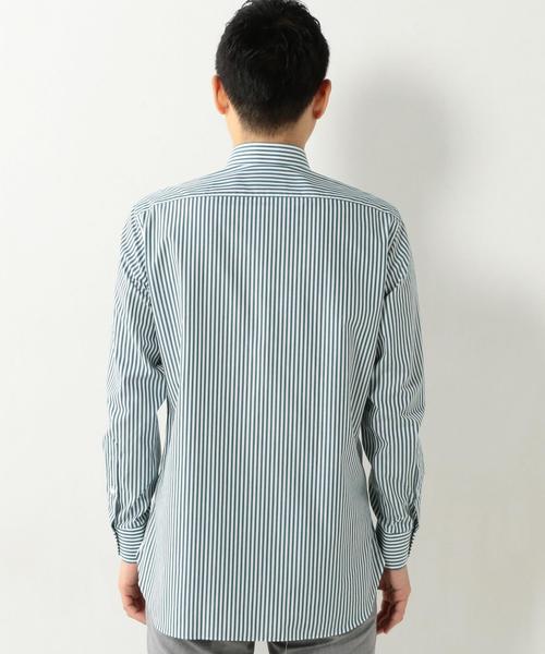 UNITED ARROWS(ユナイテッドアローズ)の「UDET キャンディーストライプ セミワイド ◆(シャツ/ブラウス・メンズ・ケリー/コバルトブルー/ライトピンク・42cm/38cm/39cm/37cm/40cm/36cm/43cm/41cm)」の9枚目の写真