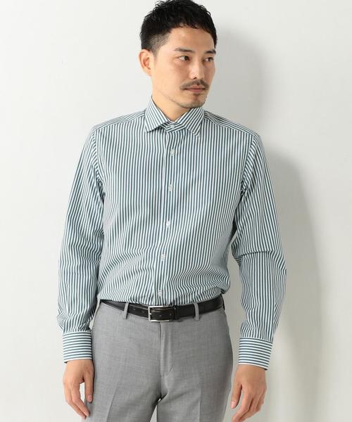 UNITED ARROWS(ユナイテッドアローズ)の「UDET キャンディーストライプ セミワイド ◆(シャツ/ブラウス・メンズ・ケリー/コバルトブルー/ライトピンク・42cm/38cm/39cm/37cm/40cm/36cm/43cm/41cm)」の11枚目の写真