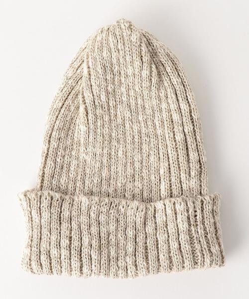 HIGHLAND 2000（ハイランドトゥーサウザンド）の「[ハイランド2000] BC HIGHLAND L/S 2*2RIB ニットキャップ /ビーニー ◆（ニットキャップ/ビーニー・メンズ・ベージュ/オレンジ/イエロー/ロイヤルブルー/ネイビー/ブラック/オリーブ・FREE）」の3枚目の写真