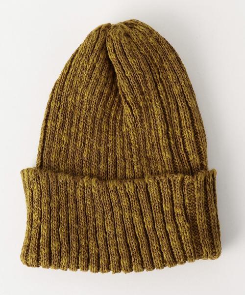 HIGHLAND 2000（ハイランドトゥーサウザンド）の「[ハイランド2000] BC HIGHLAND L/S 2*2RIB ニットキャップ /ビーニー ◆（ニットキャップ/ビーニー・メンズ・ベージュ/オレンジ/イエロー/ロイヤルブルー/ネイビー/ブラック/オリーブ・FREE）」の7枚目の写真
