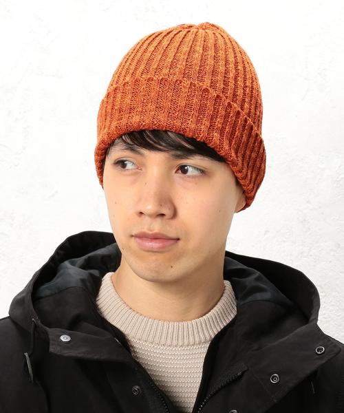 HIGHLAND 2000（ハイランドトゥーサウザンド）の「[ハイランド2000] BC HIGHLAND L/S 2*2RIB ニットキャップ /ビーニー ◆（ニットキャップ/ビーニー・メンズ・ベージュ/オレンジ/イエロー/ロイヤルブルー/ネイビー/ブラック/オリーブ・FREE）」の8枚目の写真