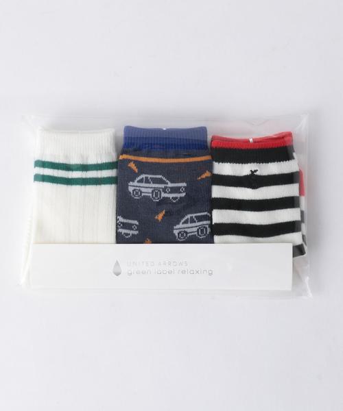 green label relaxing(グリーンレーベルリラクシング)の「【BABY】BOYS 3P ソックス SS(ソックス/靴下・キッズ・その他1・10-12C)」の3枚目の写真