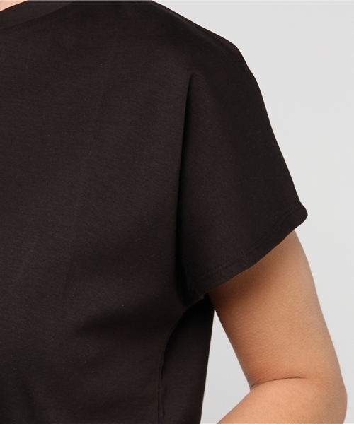 CAPRICIEUX LE'MAGE(カプリシューレマージュ)の「〈Su magazine掲載〉シルケットスムースフレンチTシャツ(Tシャツ/カットソー・レディース・ブラック/グレー/ホワイト・FREE)」の8枚目の写真