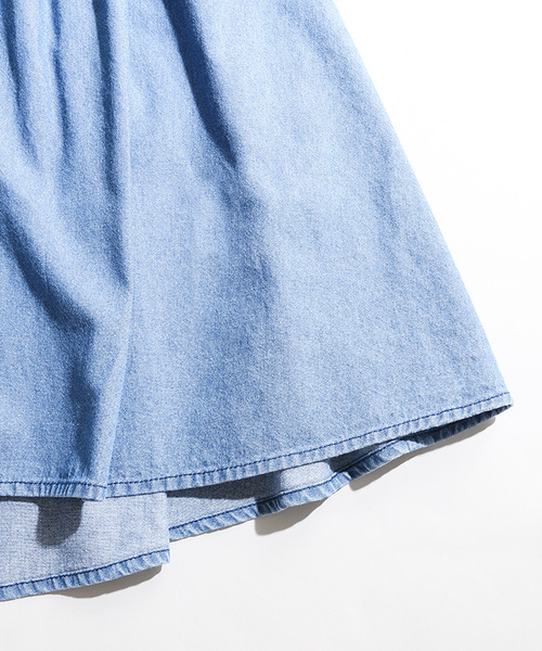 WEGO（ウィゴー）の「WEGO/サッシュベルト付きイレヘムスカート（スカート・レディース・レッド/オレンジ系その他/インディゴブルー/イエロー・LARGE/MEDIUM）」の6枚目の写真