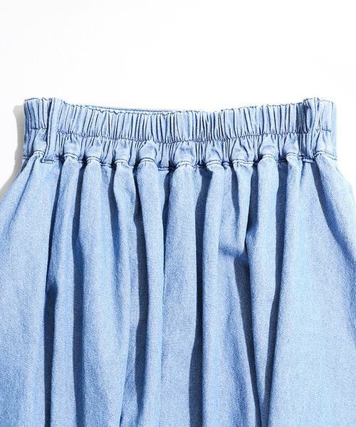 WEGO（ウィゴー）の「WEGO/サッシュベルト付きイレヘムスカート（スカート・レディース・レッド/オレンジ系その他/インディゴブルー/イエロー・LARGE/MEDIUM）」の10枚目の写真