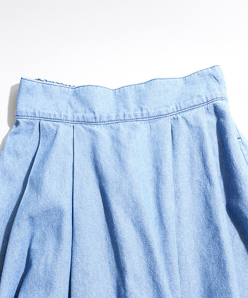 WEGO（ウィゴー）の「WEGO/サッシュベルト付きイレヘムスカート（スカート・レディース・レッド/オレンジ系その他/インディゴブルー/イエロー・LARGE/MEDIUM）」の9枚目の写真