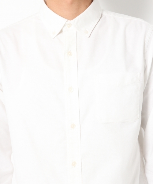 GLOBAL WORK（グローバルワーク）の「OXFORDシャツ長袖/759130 （シャツ/ブラウス・メンズ・ネイビー/ブルー/ホワイト/ワインレッド/グリーン・SMALL/LARGE/X-LARGE/MEDIUM）」の10枚目の写真