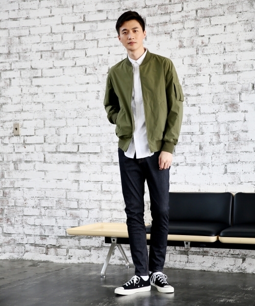 GLOBAL WORK（グローバルワーク）の「OXFORDシャツ長袖/759130 （シャツ/ブラウス・メンズ・ネイビー/ブルー/ホワイト/ワインレッド/グリーン・SMALL/LARGE/X-LARGE/MEDIUM）」の19枚目の写真