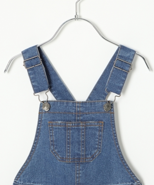 GLOBAL WORK（グローバルワーク）の「【キッズ】サロペットスリムパンツ/764904（サロペット/オーバーオール・キッズ・ブルー/ブラック・LARGE/MEDIUM/SMALL/X-LARGE/XX-LARGE）」の7枚目の写真