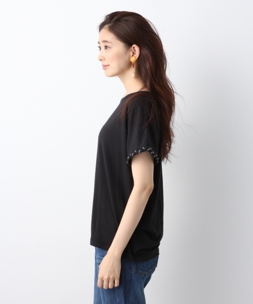 LEPSIM（レプシィム）の「ソデツイストチェーンプルオーバーSS　761974（Tシャツ/カットソー・レディース・オフホワイト/グレー/ブラック・FREE）」の7枚目の写真