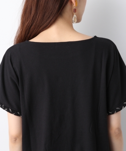 LEPSIM（レプシィム）の「ソデツイストチェーンプルオーバーSS　761974（Tシャツ/カットソー・レディース・オフホワイト/グレー/ブラック・FREE）」の15枚目の写真