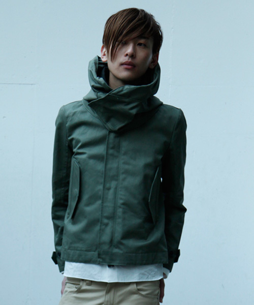 dietbutcherslimskin モッズコート カーキ色