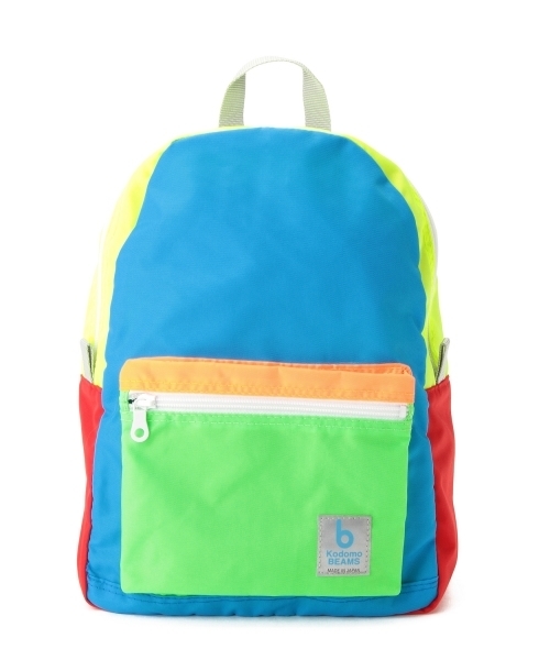 こども ビームス（コドモビームス）の「キッズ バックパック（バックパック/リュック・キッズ・ピンク/ライム/イエロー/オレンジ/ブルー/ピンク系その他/ブルー系その他/カモフラージュ/レッド/パープル/その他2/ライトピンク/その他1/ネイビー/ブラウン系その他3/レッド系その他5/イエロー系その他5/オレンジ系その他/その他4/ケリーグリーン/レッド系その他2/ベージュ/ブルー系その他3/インディゴブルー/その他5/パープル系その他7・MEDIUM）」の8枚目の写真