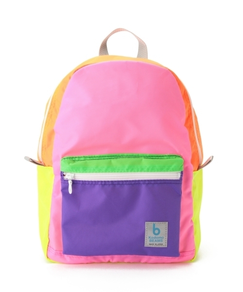 こども ビームス（コドモビームス）の「キッズ バックパック（バックパック/リュック・キッズ・ピンク/ライム/イエロー/オレンジ/ブルー/ピンク系その他/ブルー系その他/カモフラージュ/レッド/パープル/その他2/ライトピンク/その他1/ネイビー/ブラウン系その他3/レッド系その他5/イエロー系その他5/オレンジ系その他/その他4/ケリーグリーン/レッド系その他2/ベージュ/ブルー系その他3/インディゴブルー/その他5/パープル系その他7・MEDIUM）」の15枚目の写真