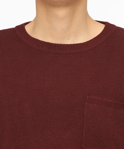 LAKOLE（ラコレ）の「【マシーンウォッシャブル】アクリル総針BIGニット / LAKOLE（ニット/セーター・メンズ・ブラック/グリーン/ボルドー/チャコール・MEDIUM/LARGE）」の8枚目の写真