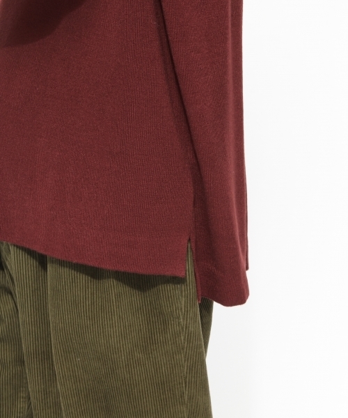 LAKOLE（ラコレ）の「【マシーンウォッシャブル】アクリル総針BIGニット / LAKOLE（ニット/セーター・メンズ・ブラック/グリーン/ボルドー/チャコール・MEDIUM/LARGE）」の17枚目の写真