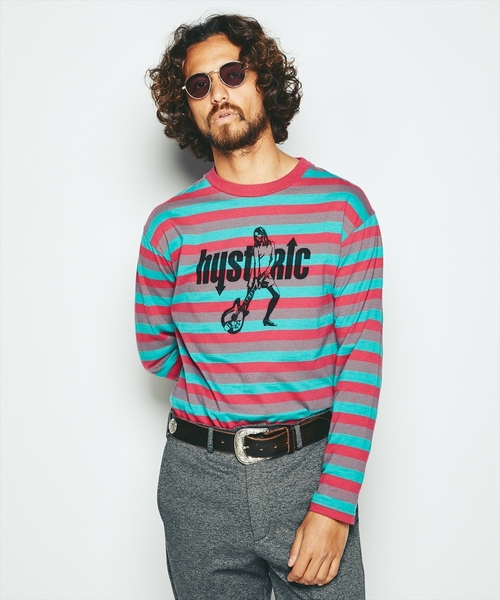 HYSTERIC GLAMOUR（ヒステリックグラマー）の「CRASH プリント Tシャツ（Tシャツ/カットソー・メンズ・ピンク/レッド/ホワイト・LARGE/MEDIUM/X-SMALL/SMALL）」の3枚目の写真