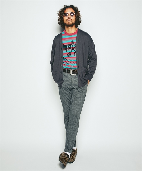 HYSTERIC GLAMOUR（ヒステリックグラマー）の「CRASH プリント Tシャツ（Tシャツ/カットソー・メンズ・ピンク/レッド/ホワイト・LARGE/MEDIUM/X-SMALL/SMALL）」の5枚目の写真