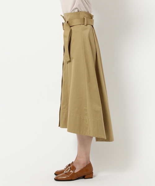 laboratory work（ラボラトリーワーク）の「イレヘムトレンチスカート（スカート・レディース・ベージュ/ネイビー・MEDIUM）」の9枚目の写真