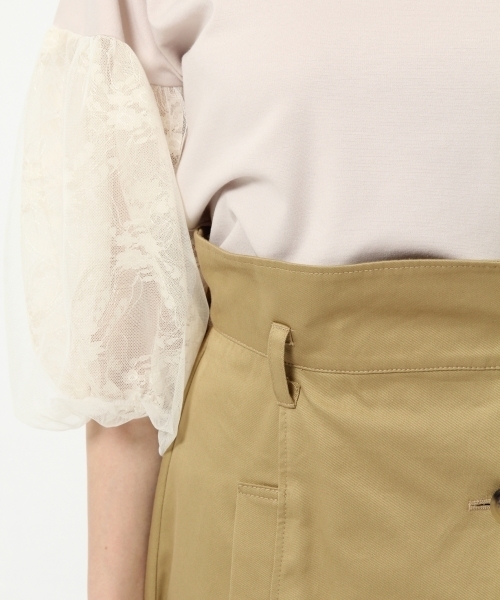 laboratory work（ラボラトリーワーク）の「イレヘムトレンチスカート（スカート・レディース・ベージュ/ネイビー・MEDIUM）」の11枚目の写真