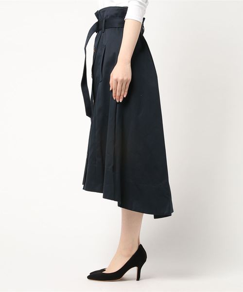 laboratory work（ラボラトリーワーク）の「イレヘムトレンチスカート（スカート・レディース・ベージュ/ネイビー・MEDIUM）」の4枚目の写真