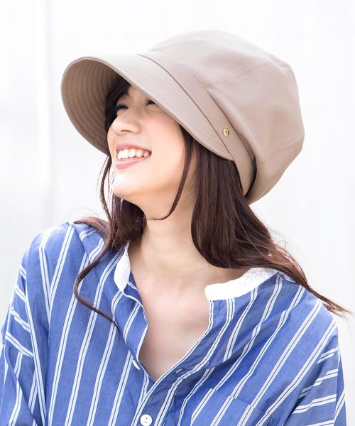 IRODORI（イロドリ）の「イロドリ 洗えるUVキャスケット マニフィック レディース 全11色  irodori（キャスケット・レディース・ブラック/ブラック系その他/グレー/モカ/ナチュラル/ネイビー/ブラック系その他2/ブラウン系その他/ベージュ系その他/ブルー系その他/オリーブ・LARGE/MEDIUM）」の5枚目の写真