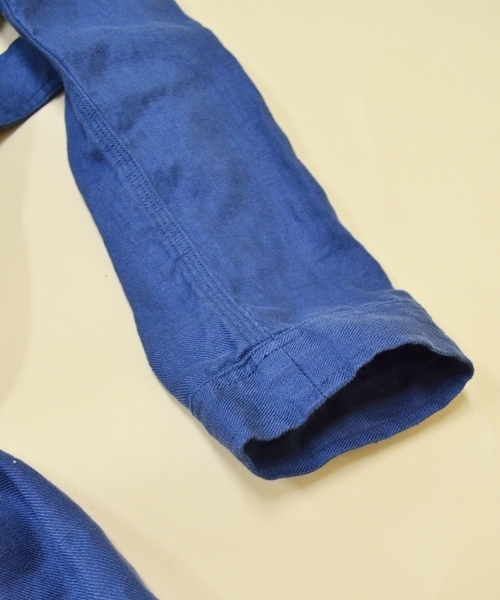 SHIPS JET BLUE（シップスジェットブルー）の「JB: リネン/ガウンコート■（その他アウター・メンズ・チャコールグレー/ブルー・SMALL/MEDIUM）」の8枚目の写真