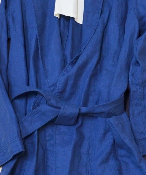SHIPS JET BLUE（シップスジェットブルー）の「JB: リネン/ガウンコート■（その他アウター・メンズ・チャコールグレー/ブルー・SMALL/MEDIUM）」の10枚目の写真