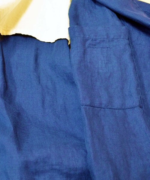 SHIPS JET BLUE（シップスジェットブルー）の「JB: リネン/ガウンコート■（その他アウター・メンズ・チャコールグレー/ブルー・SMALL/MEDIUM）」の13枚目の写真