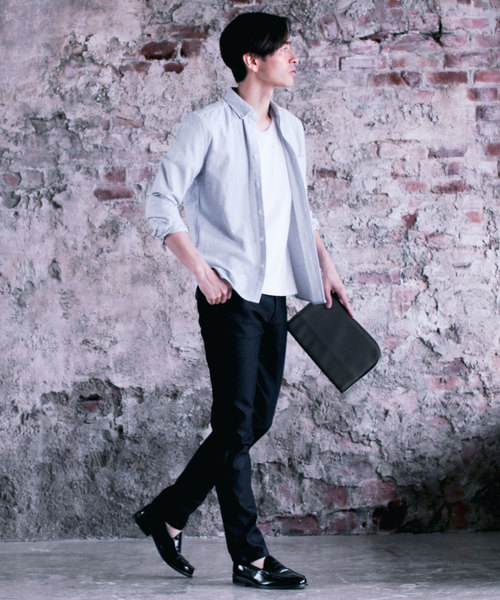 THE CASUAL（カジュアル）の「ストレッチテーパードデニムパンツ（デニムパンツ・メンズ・ワンウォッシュ/ブルー系その他2/ブルー系その他/ブラック系その他/ライトグレー/ブラック・XL/S/M/L）」の16枚目の写真