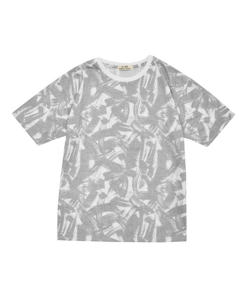 MinoriTY（マイノリティ）の「総柄Ｔシャツ（Tシャツ/カットソー・メンズ・ホワイト系その他/ブラック系その他/ホワイト系その他2/ブラック系その他2/ホワイト系その他3/ベージュ系その他/ホワイト系その他4/ブルー系その他・M/L）」の21枚目の写真