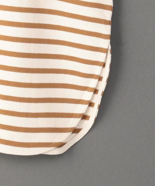 6（ロク）の「＜6(ROKU)＞BORDER ASYMMETRY PULLOVER/プルオーバー（Tシャツ/カットソー・レディース・ケリー/ベージュ・38/36）」の6枚目の写真