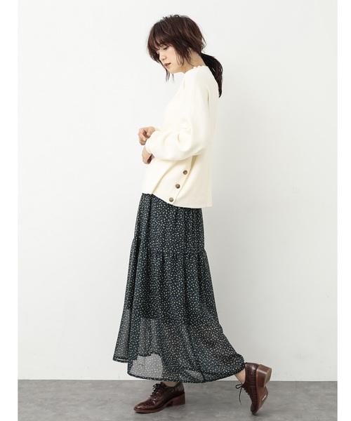 koe（コエ）の「・サイド釦ニットプルオーバー（ニット/セーター・レディース・レッド/アイボリー/ネイビー/その他7・FREE）」の9枚目の写真