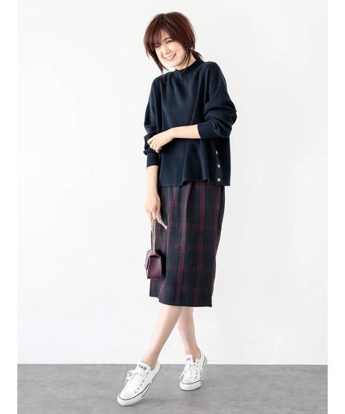 koe（コエ）の「・サイド釦ニットプルオーバー（ニット/セーター・レディース・レッド/アイボリー/ネイビー/その他7・FREE）」の15枚目の写真