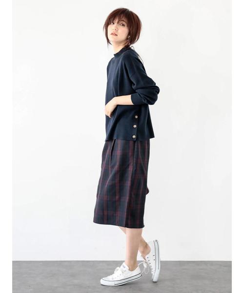 koe（コエ）の「・サイド釦ニットプルオーバー（ニット/セーター・レディース・レッド/アイボリー/ネイビー/その他7・FREE）」の16枚目の写真