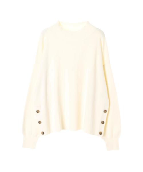 koe（コエ）の「・サイド釦ニットプルオーバー（ニット/セーター・レディース・レッド/アイボリー/ネイビー/その他7・FREE）」の5枚目の写真