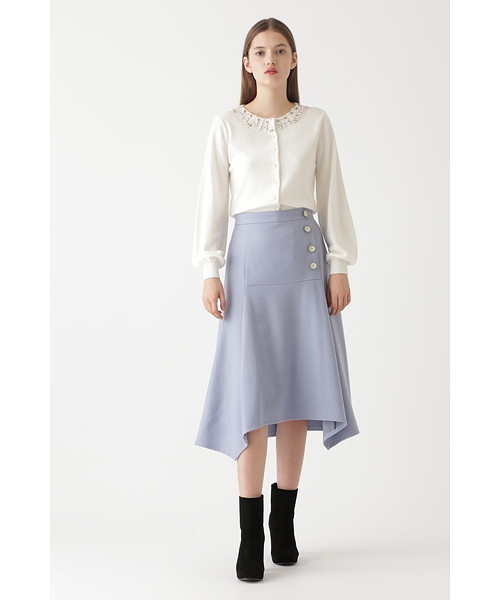 JILL STUART（ジルスチュアート）の「◆ ナタールニットカーディガン（カーディガン/ボレロ・レディース・ブラック/ホワイト/ライトグリーン・FREE）」の9枚目の写真