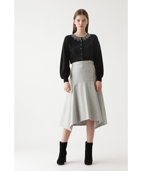 JILL STUART（ジルスチュアート）の「◆ ナタールニットカーディガン（カーディガン/ボレロ・レディース・ブラック/ホワイト/ライトグリーン・FREE）」の16枚目の写真