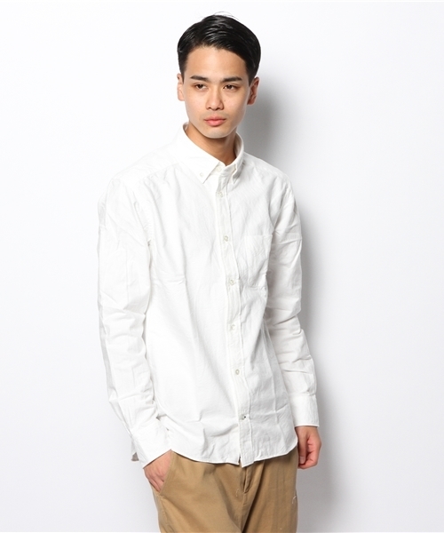 MYSELF ABAHOUSE（マイセルフアバハウス）の「OXシャギーシャツ（シャツ/ブラウス・メンズ・ネイビー/レッド/ホワイト・XX-LARGE/MEDIUM/SMALL/LARGE）」の2枚目の写真