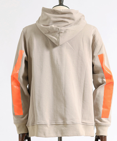 CAMBIO（カンビオ）の「mpa1956-Relax Fit Neon Line Parka パーカー（パーカー・メンズ・ブラック×ピンク/グレー系その他/ベージュ系その他・M/L）」の10枚目の写真