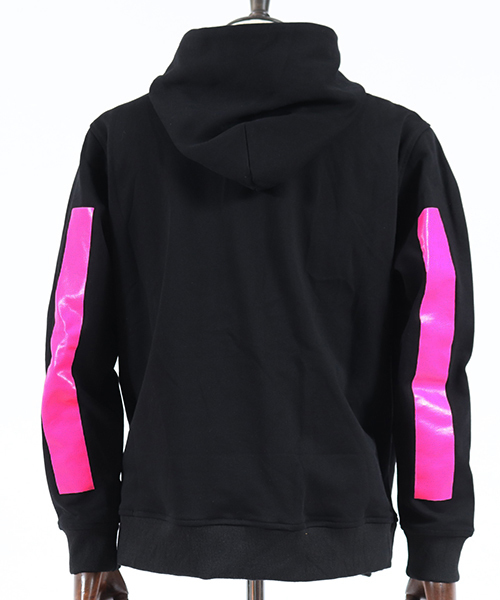 CAMBIO（カンビオ）の「mpa1956-Relax Fit Neon Line Parka パーカー（パーカー・メンズ・ブラック×ピンク/グレー系その他/ベージュ系その他・M/L）」の17枚目の写真