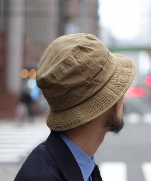 ADAM ET ROPE'（アダムエロペ）の「【Rohw master product 】OX COMPACT HAT（ハット・メンズ・ベージュ/ネイビー/カーキ・FREE）」の5枚目の写真