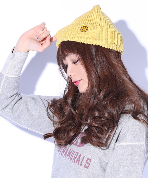 Ray BEAMS（レイビームス）の「JACKSON MATISSE×Ray BEAMS / 別注 masacaビーニー（ニットキャップ/ビーニー・レディース・グレー/サックスブルー/ネイビー/イエロー・ONE SIZE）」の4枚目の写真