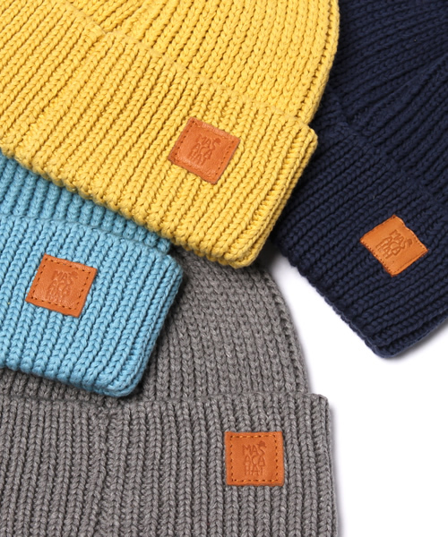 Ray BEAMS（レイビームス）の「JACKSON MATISSE×Ray BEAMS / 別注 masacaビーニー（ニットキャップ/ビーニー・レディース・グレー/サックスブルー/ネイビー/イエロー・ONE SIZE）」の7枚目の写真