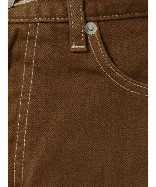 Ungrid（アングリッド）の「カラーフレアステッチデザインデニム（デニムパンツ・レディース・オフホワイト/ブラウン・24inch/25inch/26inch）」の17枚目の写真