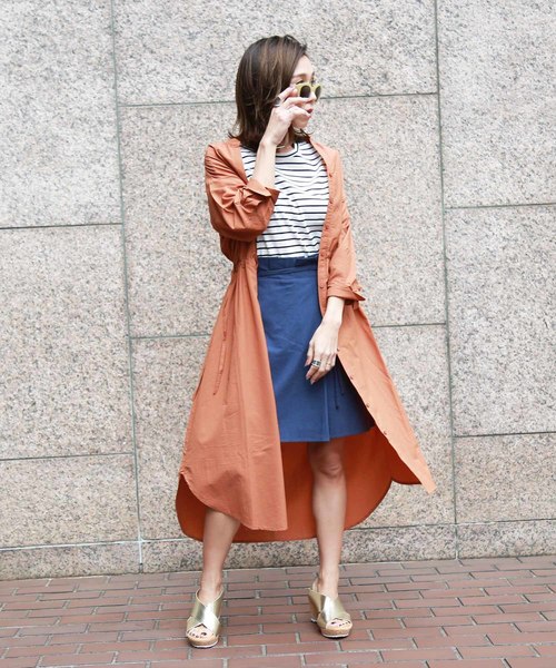 FREE'S MART（フリーズマート）の「◇ウエストドロストシャツ