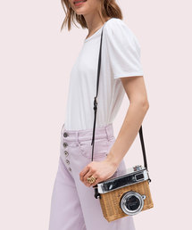 ケイトスペード 3Dカメラ パーティーバッグ ブラック定価6.6万 kate spade new york（ケイトスペード ニューヨーク）の「ローズ